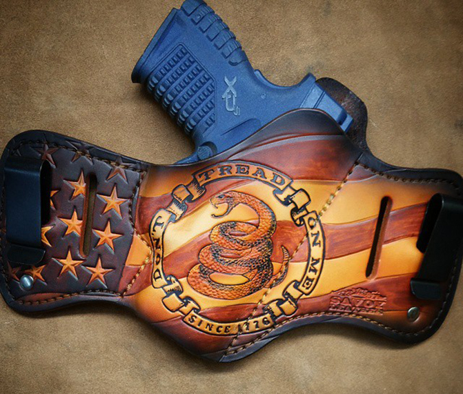 An application scenario or product detail of custom leather holsters near me - Image 19