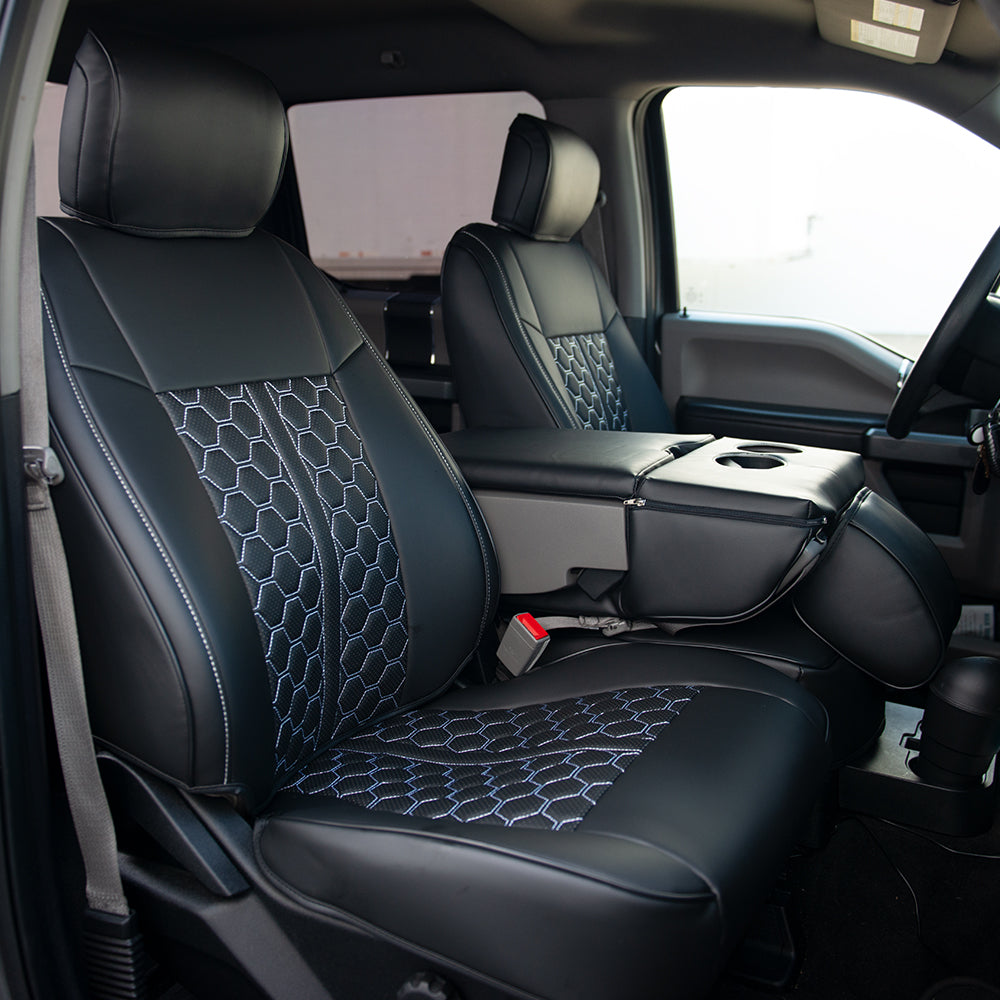 An application scenario or product detail of custom leather interior for trucks - Image 23