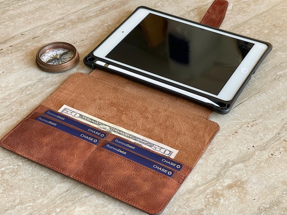 An application scenario or product detail of custom leather ipad case - Image 1