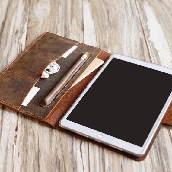 An application scenario or product detail of custom leather ipad case - Image 3