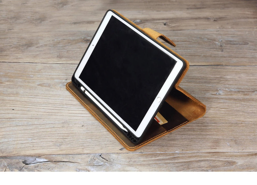 An application scenario or product detail of custom leather ipad case - Image 17