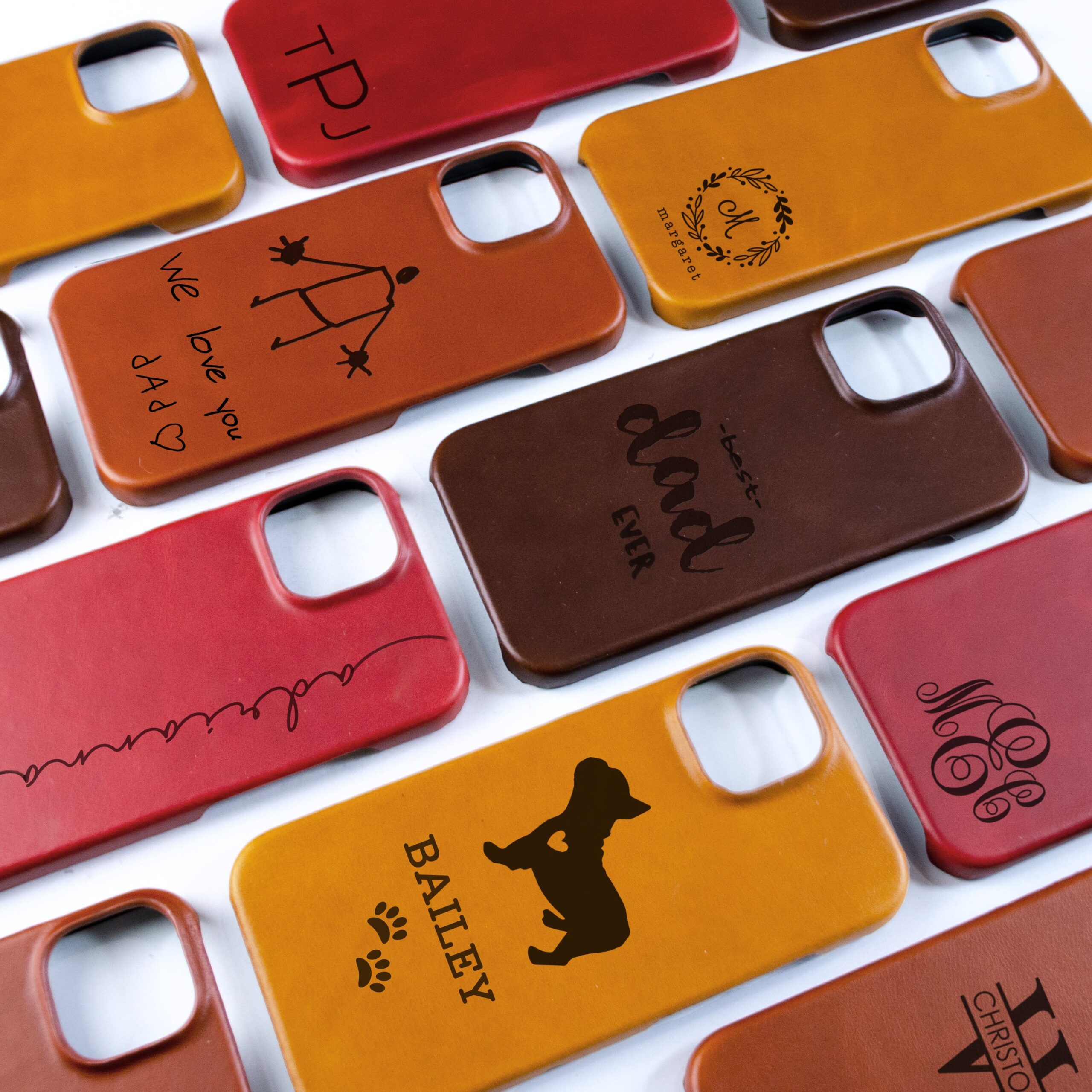 An application scenario or product detail of custom leather iphone case - Image 10