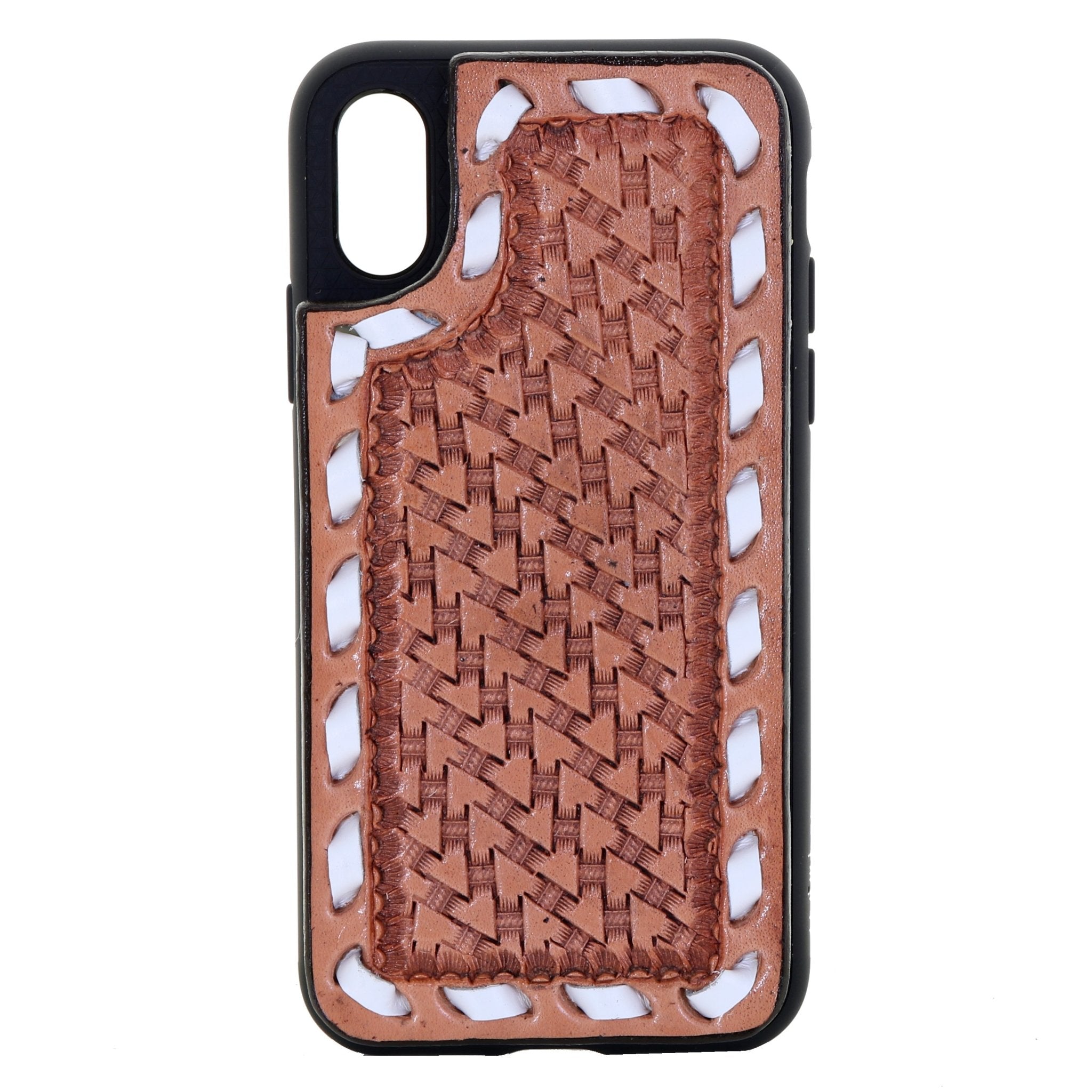 An application scenario or product detail of custom leather iphone case - Image 15