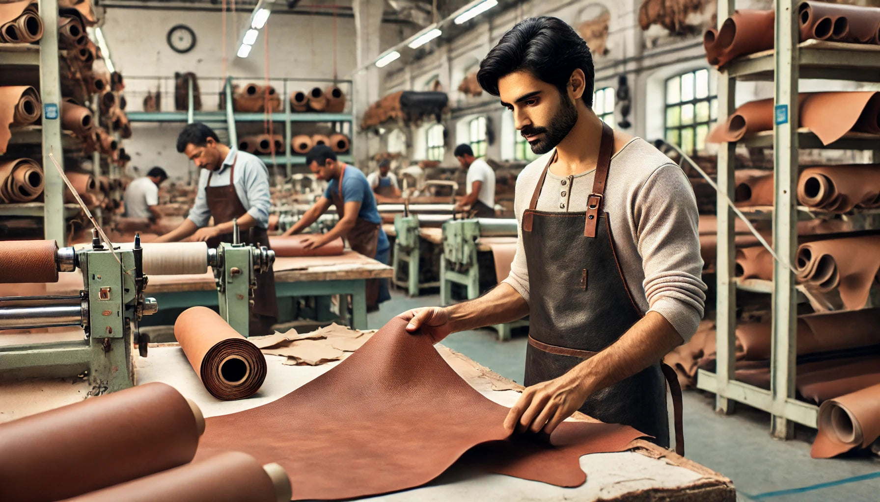 An application scenario or product detail of custom leather items - Image 4