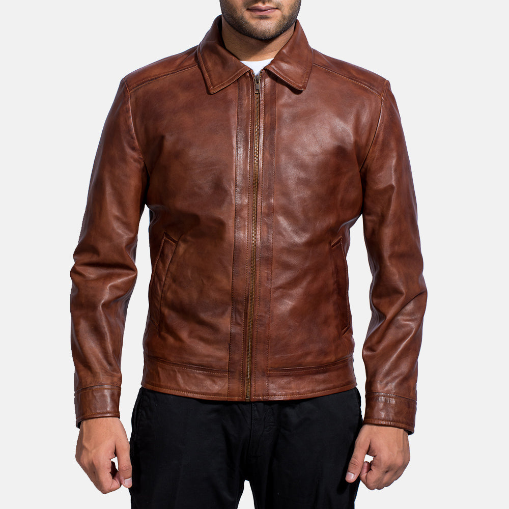 An application scenario or product detail of custom leather jacket maker - Image 11