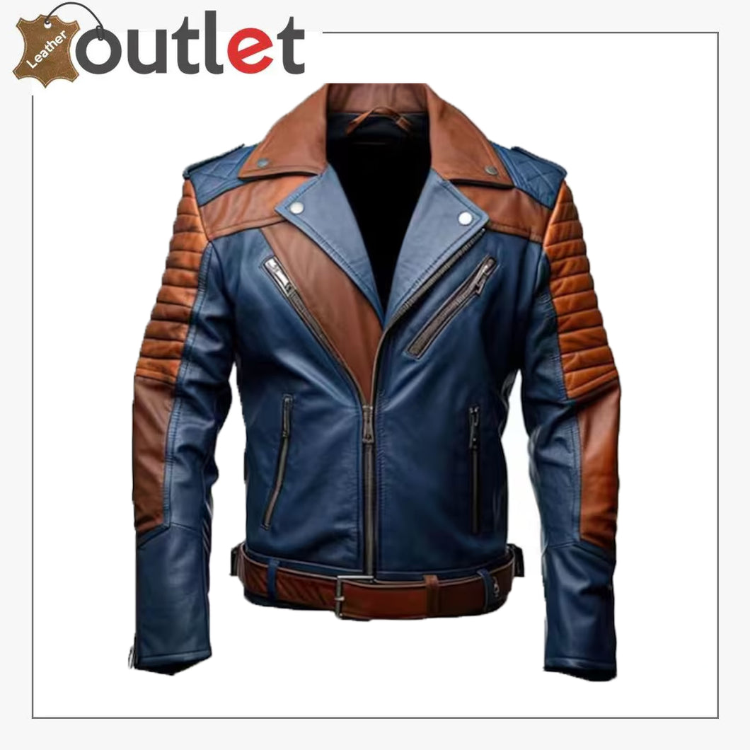An application scenario or product detail of custom leather jacket mens - Image 13