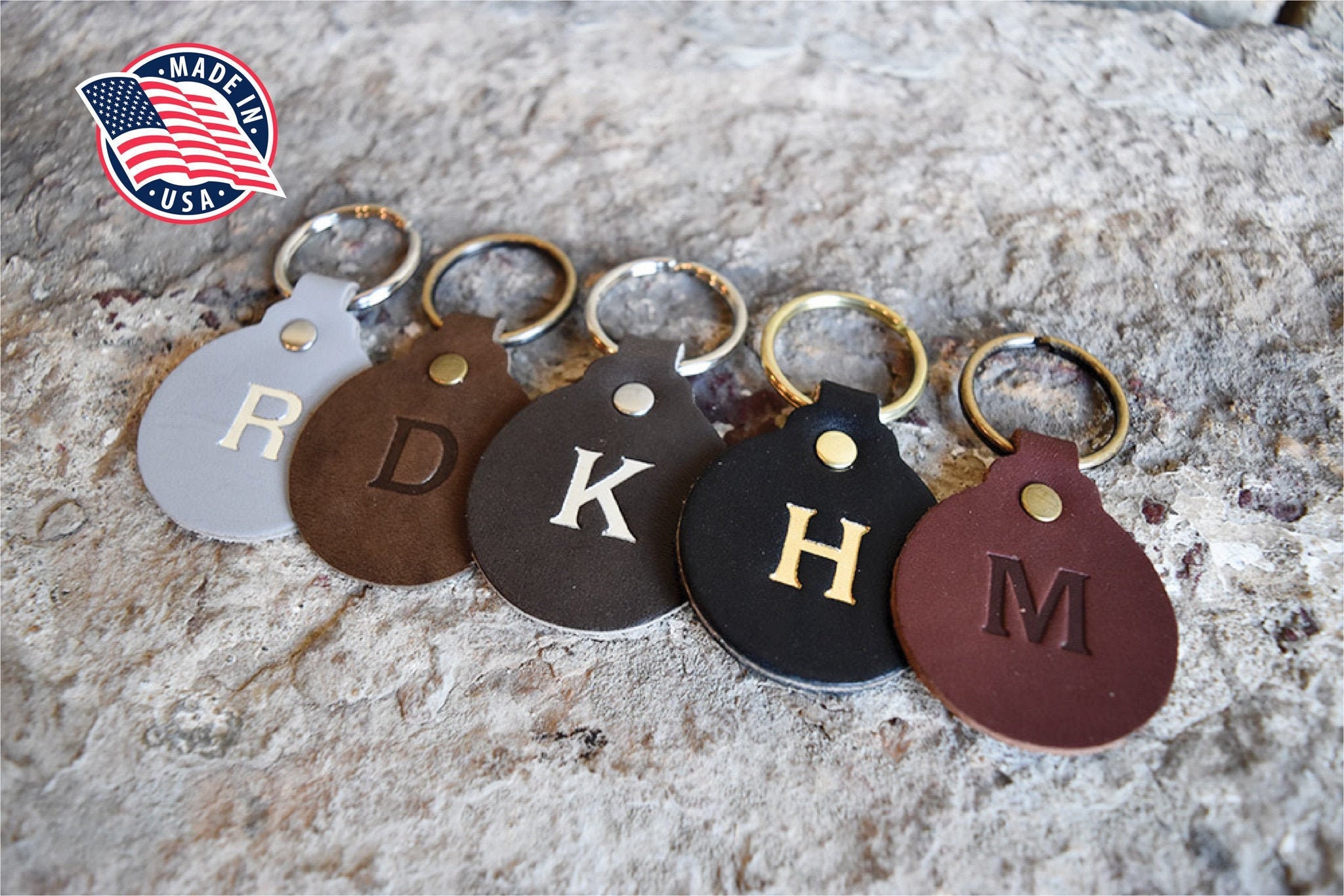 An application scenario or product detail of custom leather key fob - Image 2