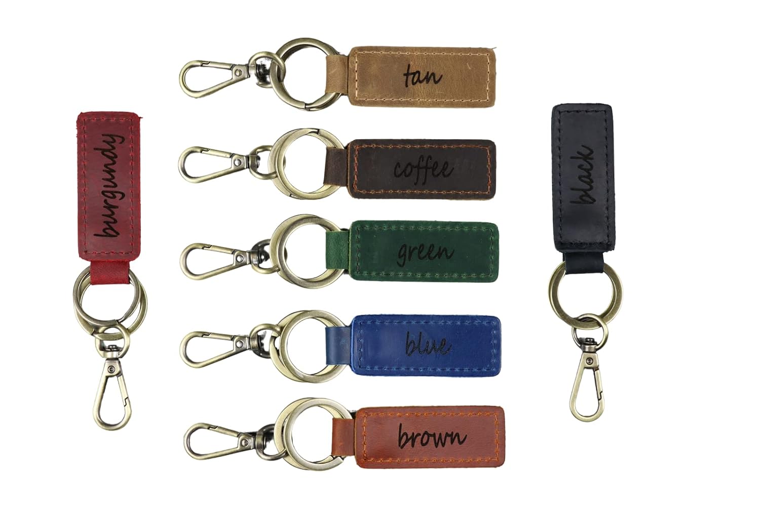 An application scenario or product detail of custom leather keychains bulk - Image 18