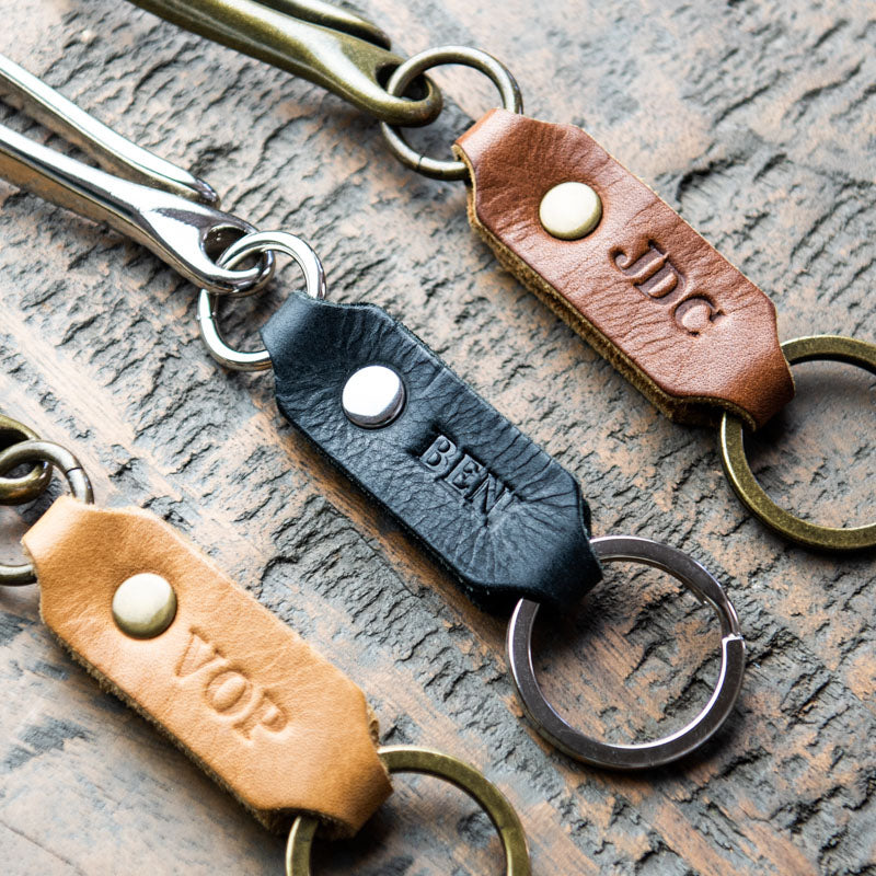 An application scenario or product detail of custom leather keyring - Image 14