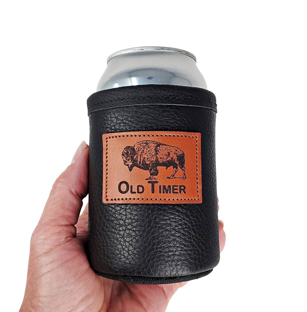 An application scenario or product detail of custom leather koozie - Image 7