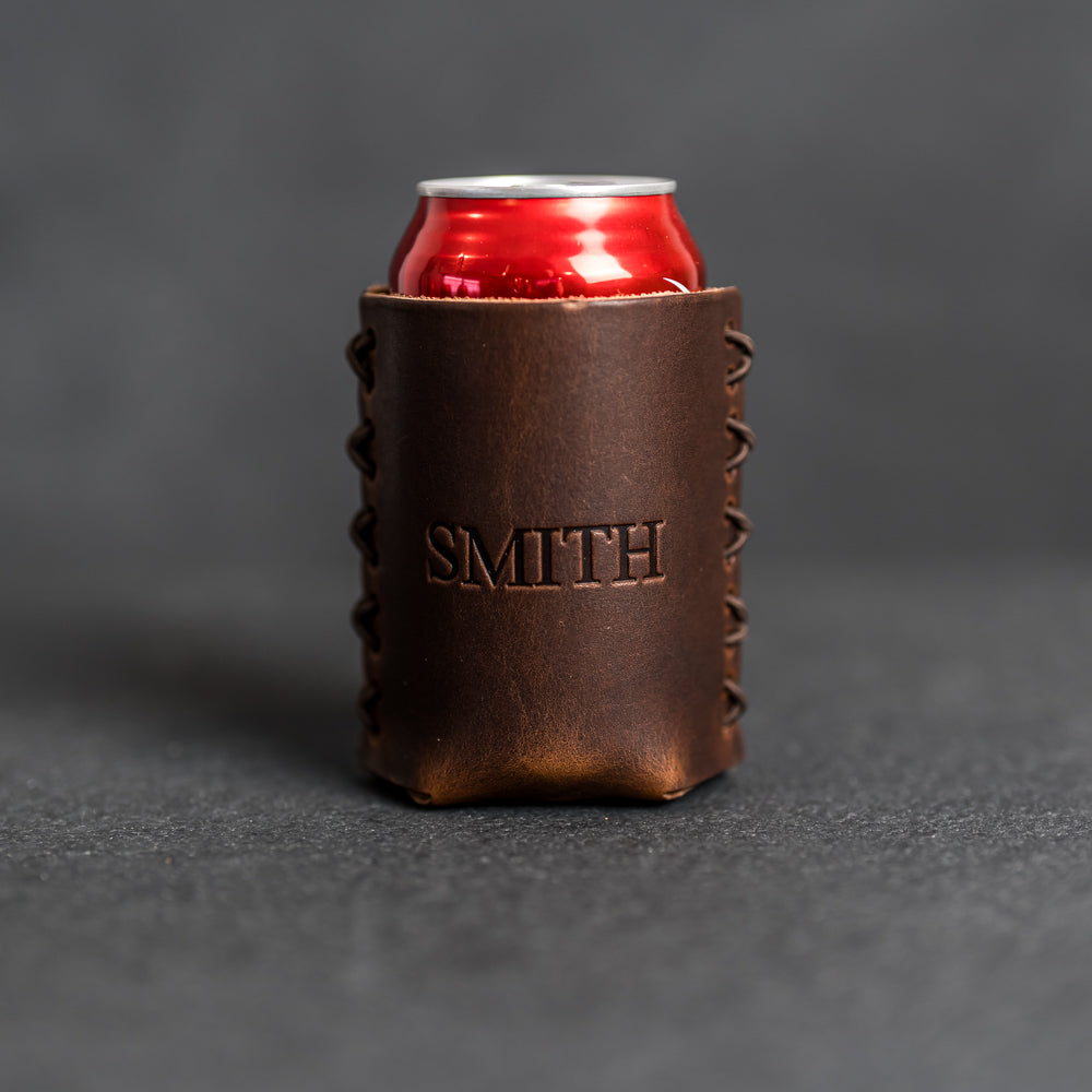 An application scenario or product detail of custom leather koozie - Image 9