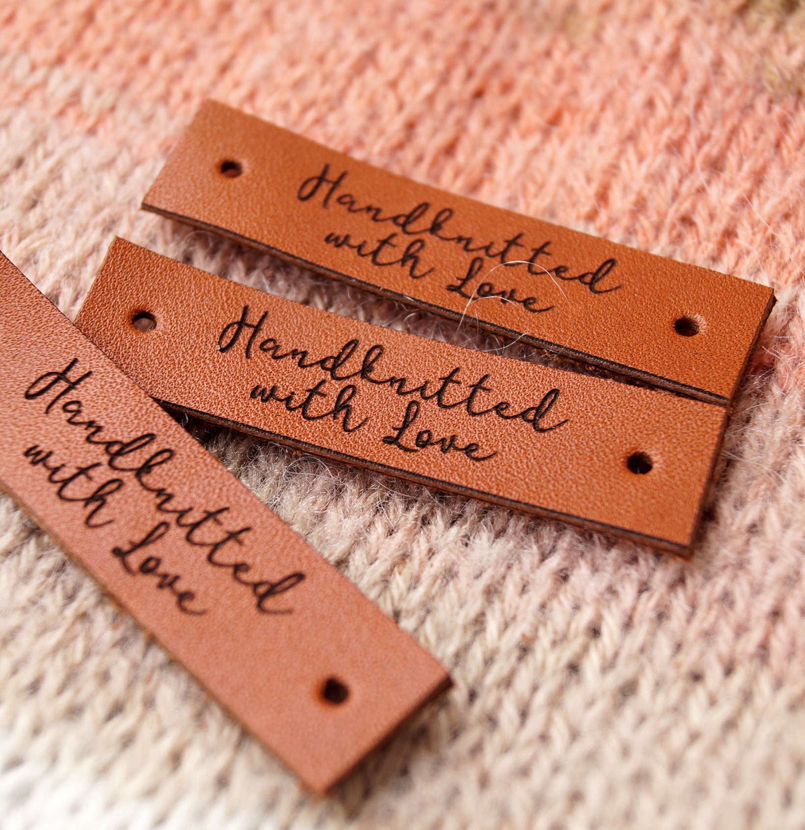 An application scenario or product detail of custom leather labels - Image 10