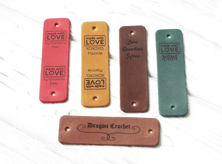 An application scenario or product detail of custom leather labels - Image 14