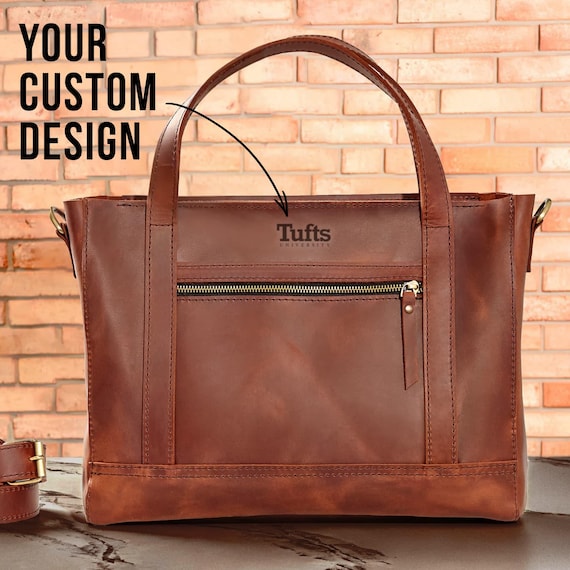 An application scenario or product detail of custom leather laptop bag - Image 22