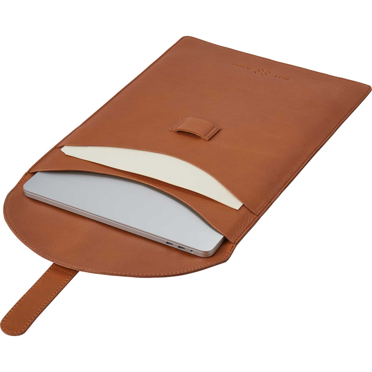 An application scenario or product detail of custom leather laptop sleeve - Image 8