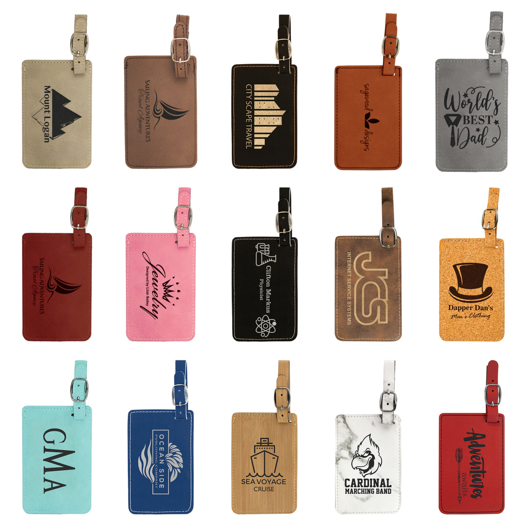 An application scenario or product detail of custom leather luggage tags - Image 21