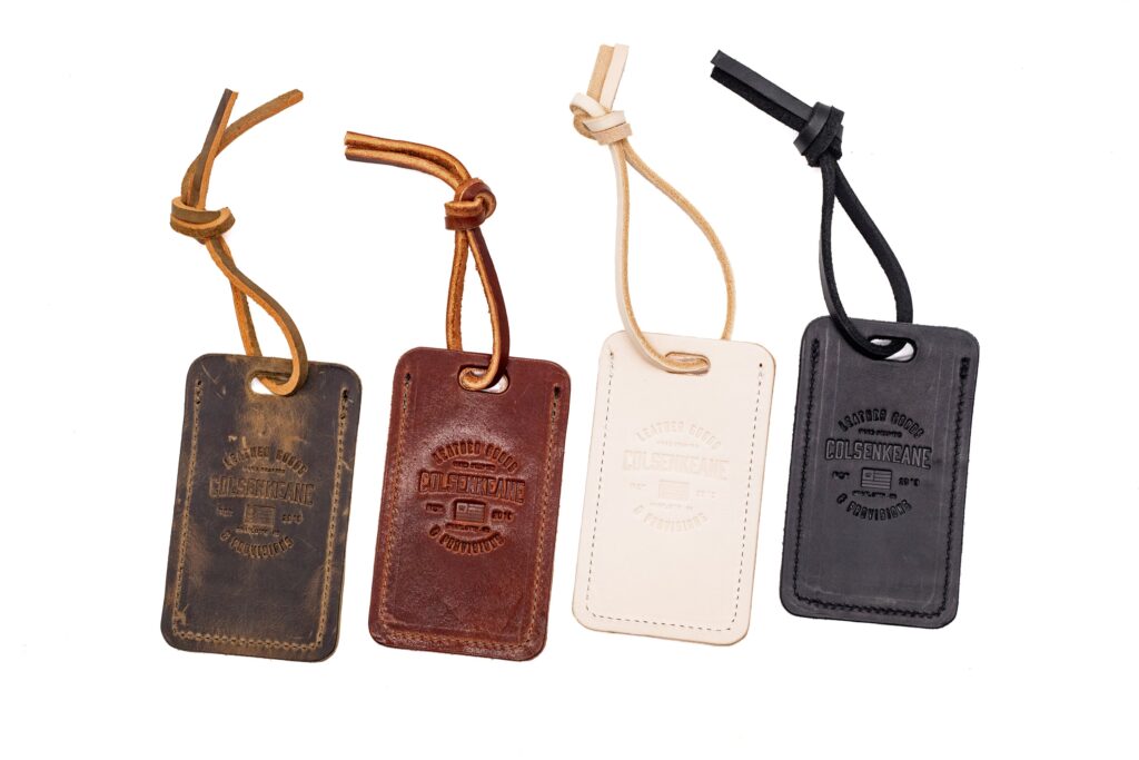 Featured image for the custom leather luggage tags guide