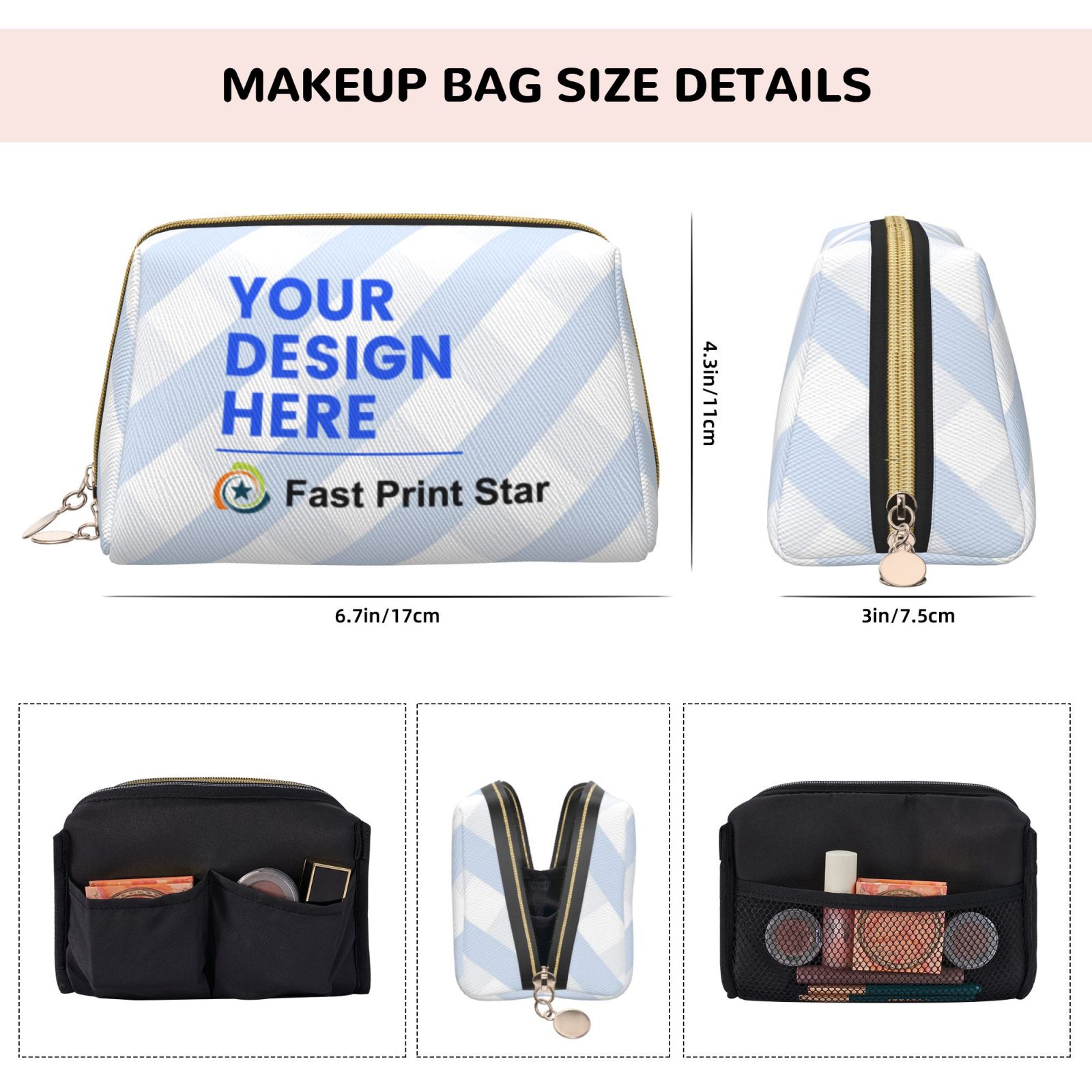 An application scenario or product detail of custom leather makeup bags - Image 18