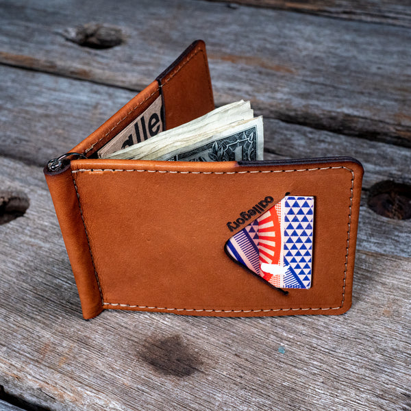 Featured image for the custom leather money clip wallet guide