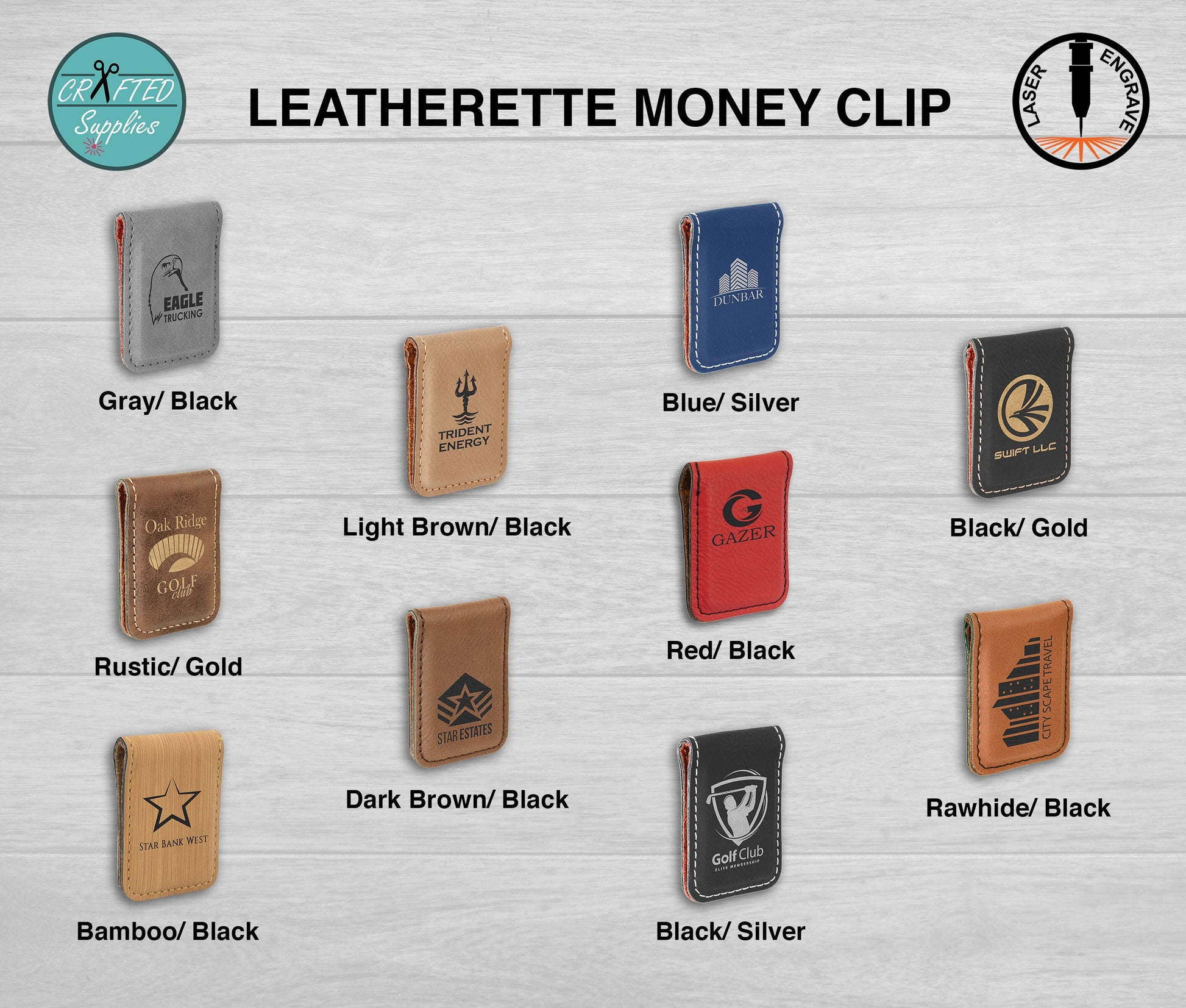 An application scenario or product detail of custom leather money clips - Image 12