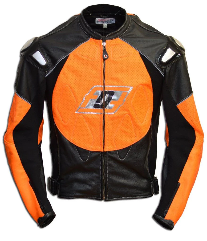 An application scenario or product detail of custom leather motorcycle jackets - Image 11