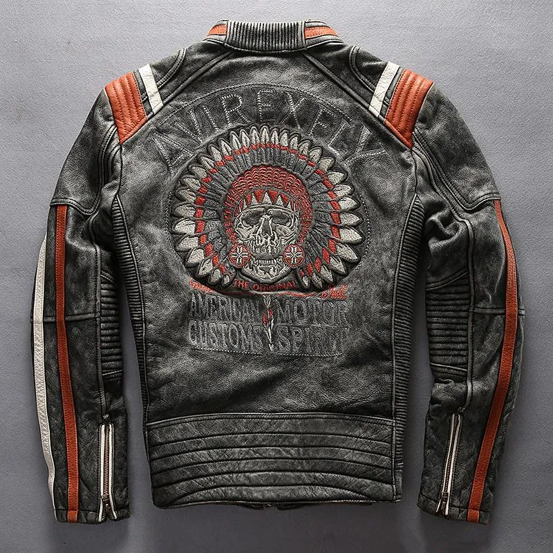 An application scenario or product detail of custom leather motorcycle jackets - Image 21