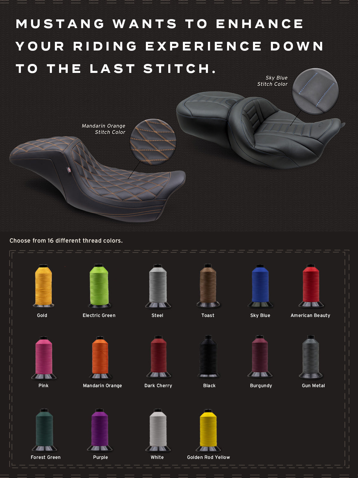 An application scenario or product detail of custom leather motorcycle seats - Image 6