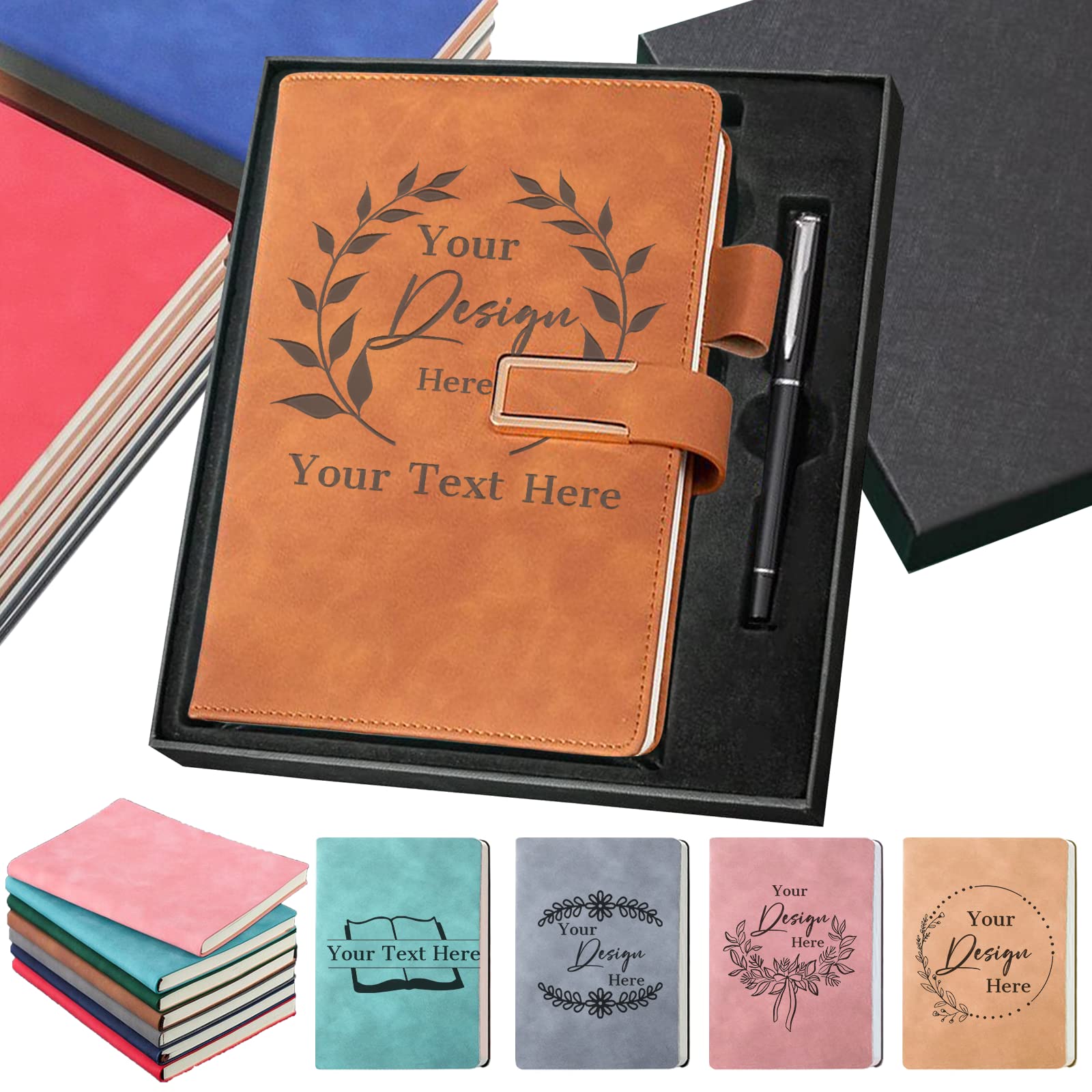 An application scenario or product detail of custom leather notebook - Image 3
