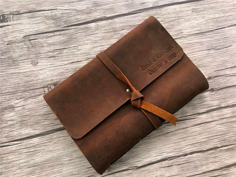 An application scenario or product detail of custom leather notebook - Image 11