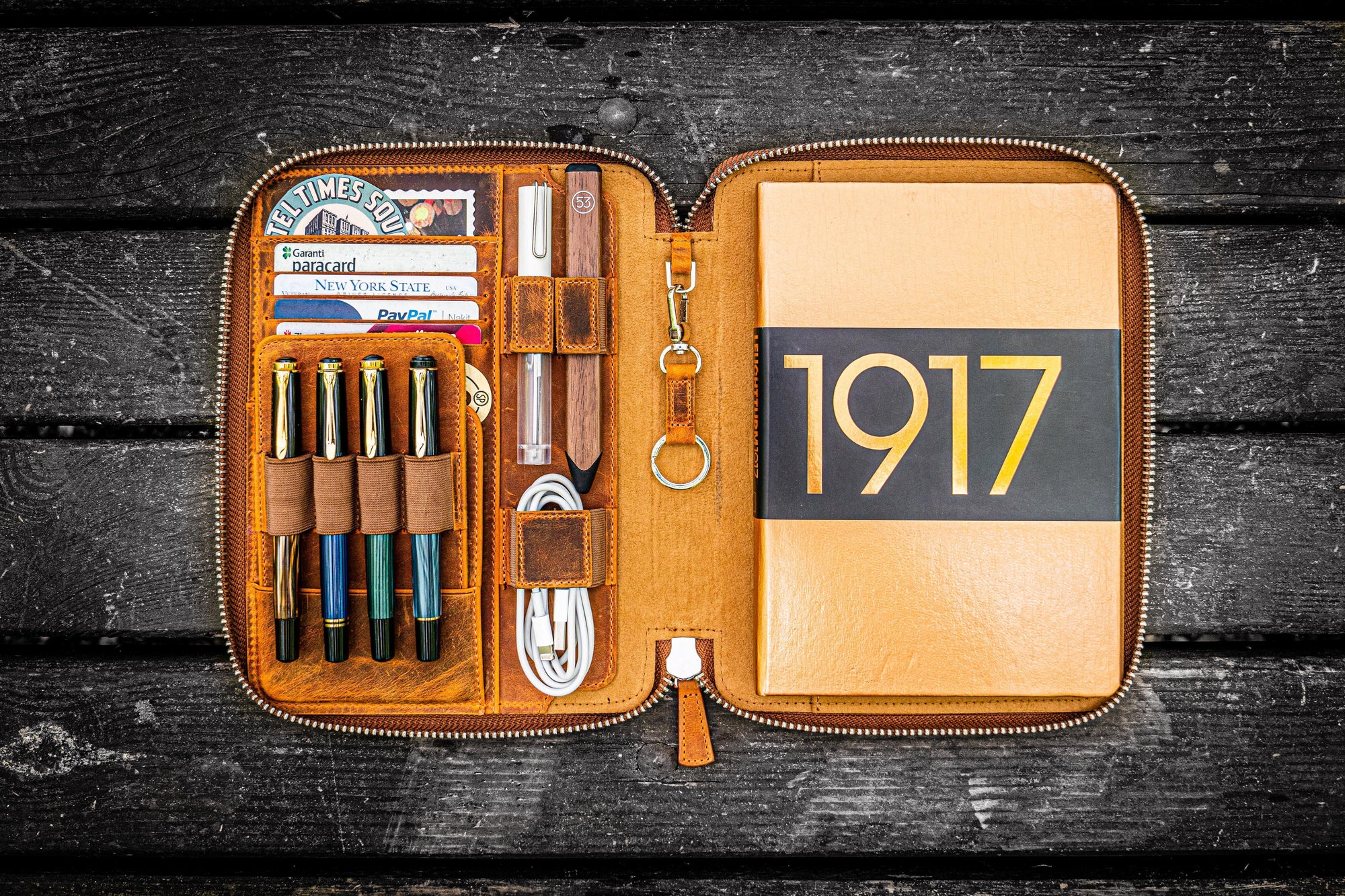 An application scenario or product detail of custom leather notebook cover - Image 21
