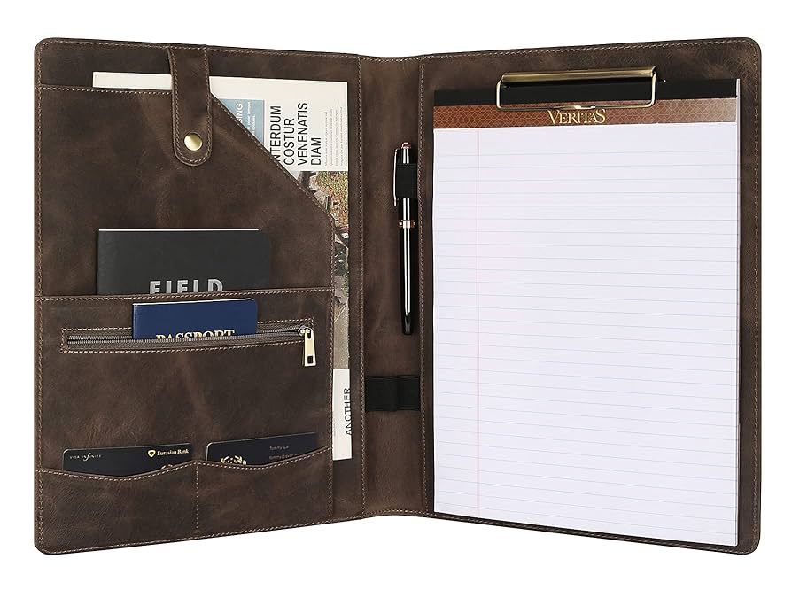 An application scenario or product detail of custom leather padfolio - Image 13