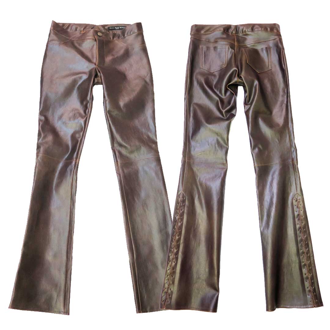 An application scenario or product detail of custom leather pants - Image 3