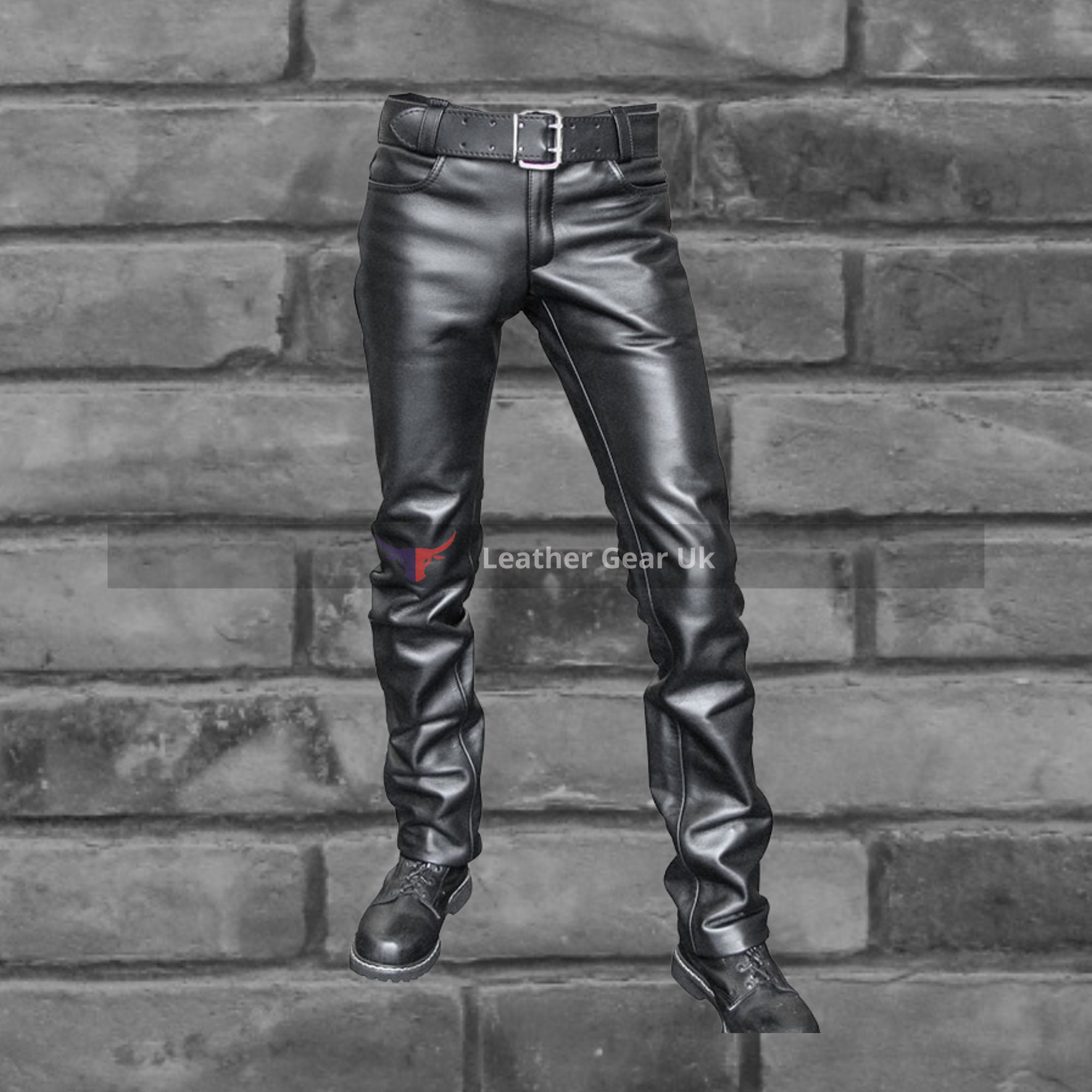 An application scenario or product detail of custom leather pants - Image 9