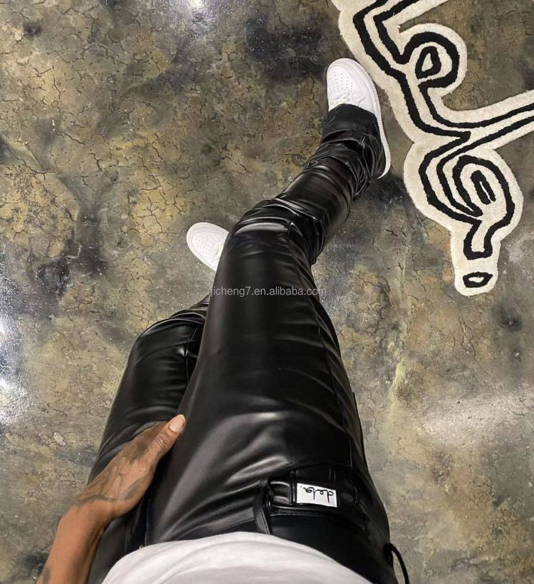 An application scenario or product detail of custom leather pants - Image 13