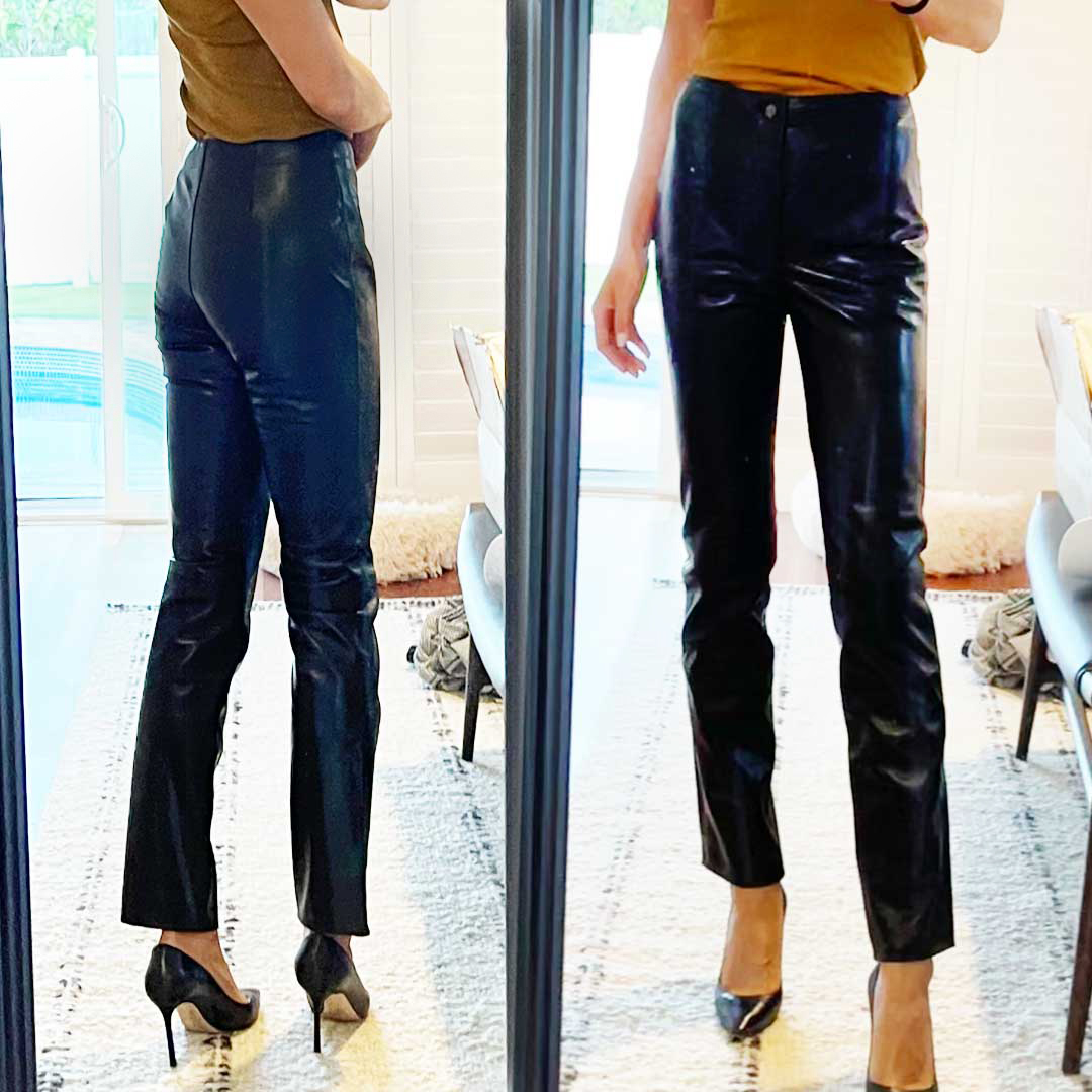 An application scenario or product detail of custom leather pants - Image 17