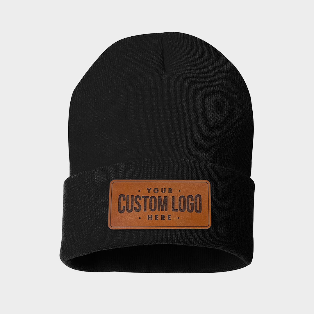 Featured image for the custom leather patch beanie guide