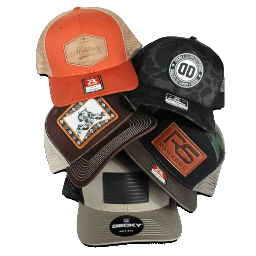 An application scenario or product detail of custom leather patch hats - Image 11