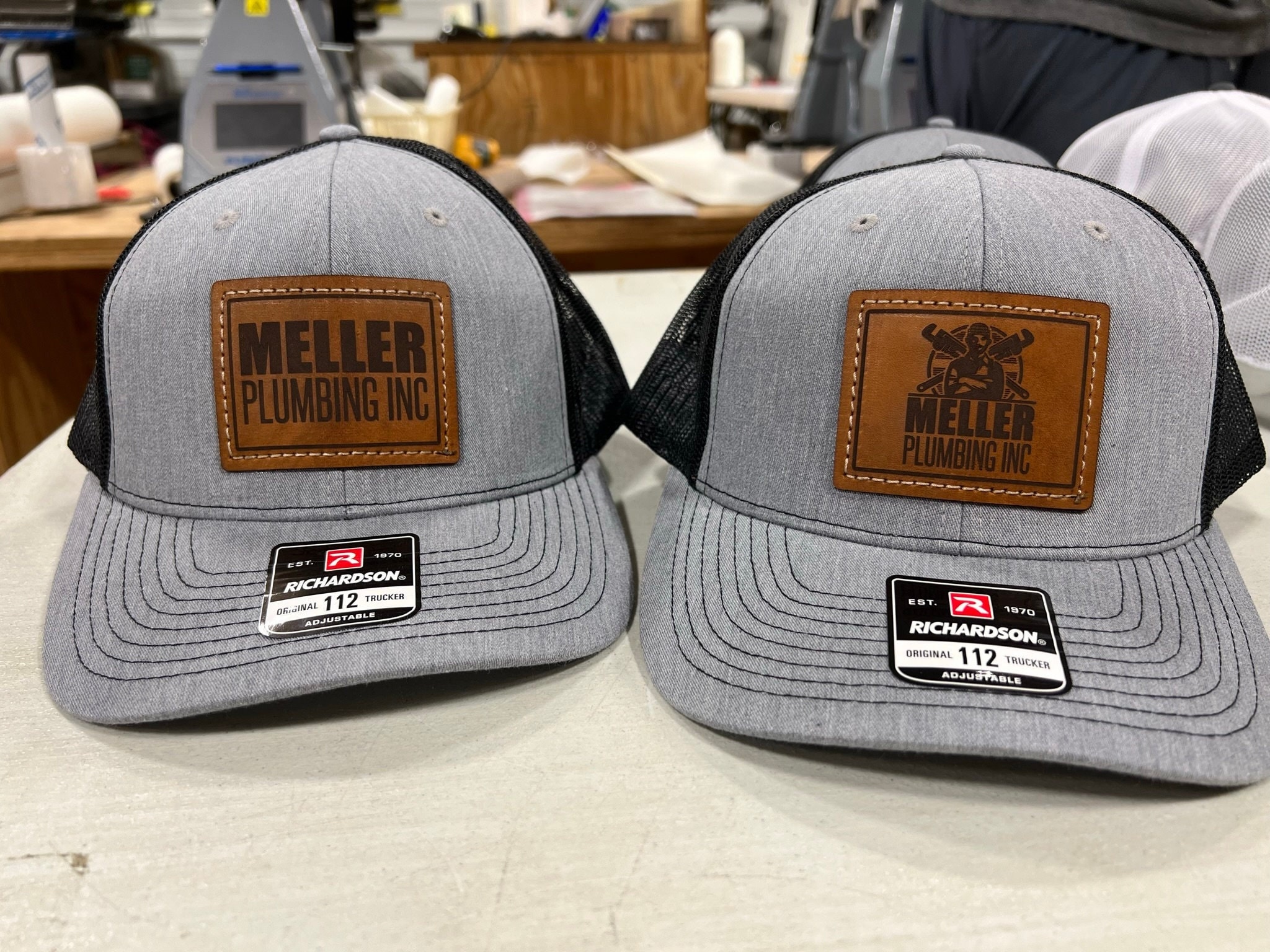 An application scenario or product detail of custom leather patch hats no minimum - Image 8