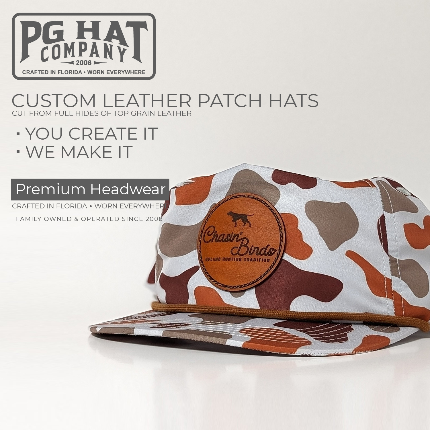 An application scenario or product detail of custom leather patch hats no minimum - Image 15