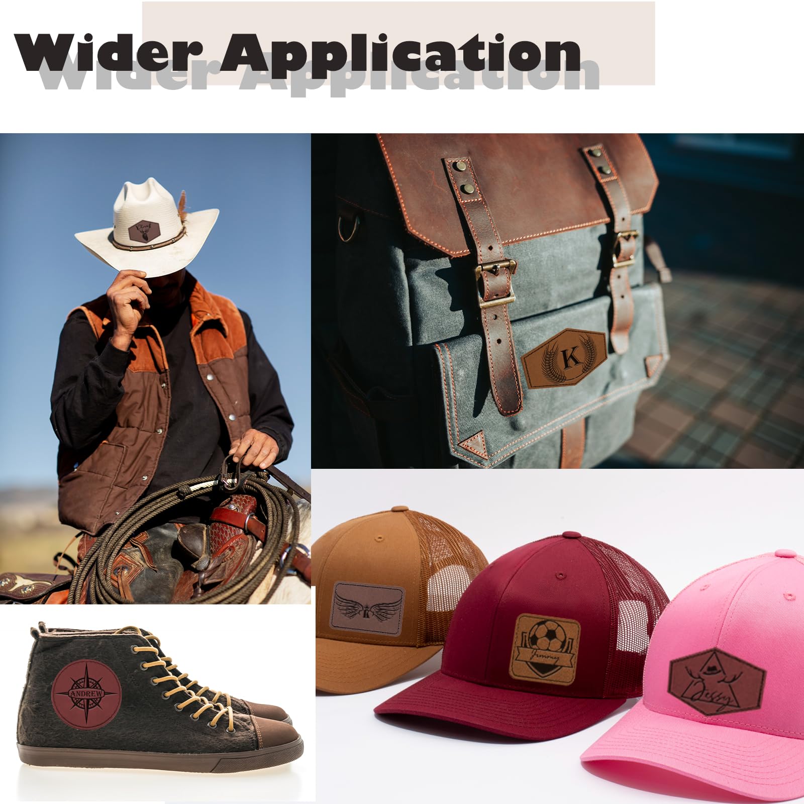An application scenario or product detail of custom leather patches - Image 11