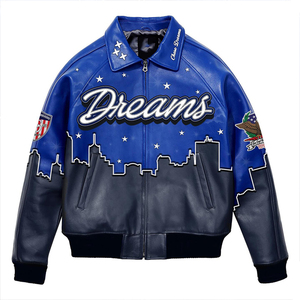 An application scenario or product detail of custom leather patches for jackets - Image 6