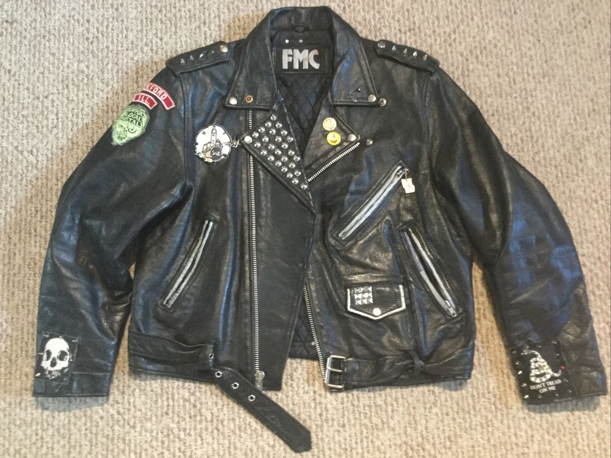 An application scenario or product detail of custom leather patches for jackets - Image 7