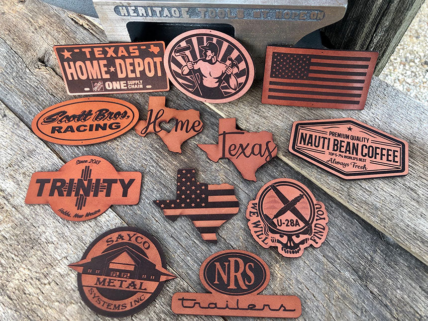 An application scenario or product detail of custom leather patches no minimum - Image 11