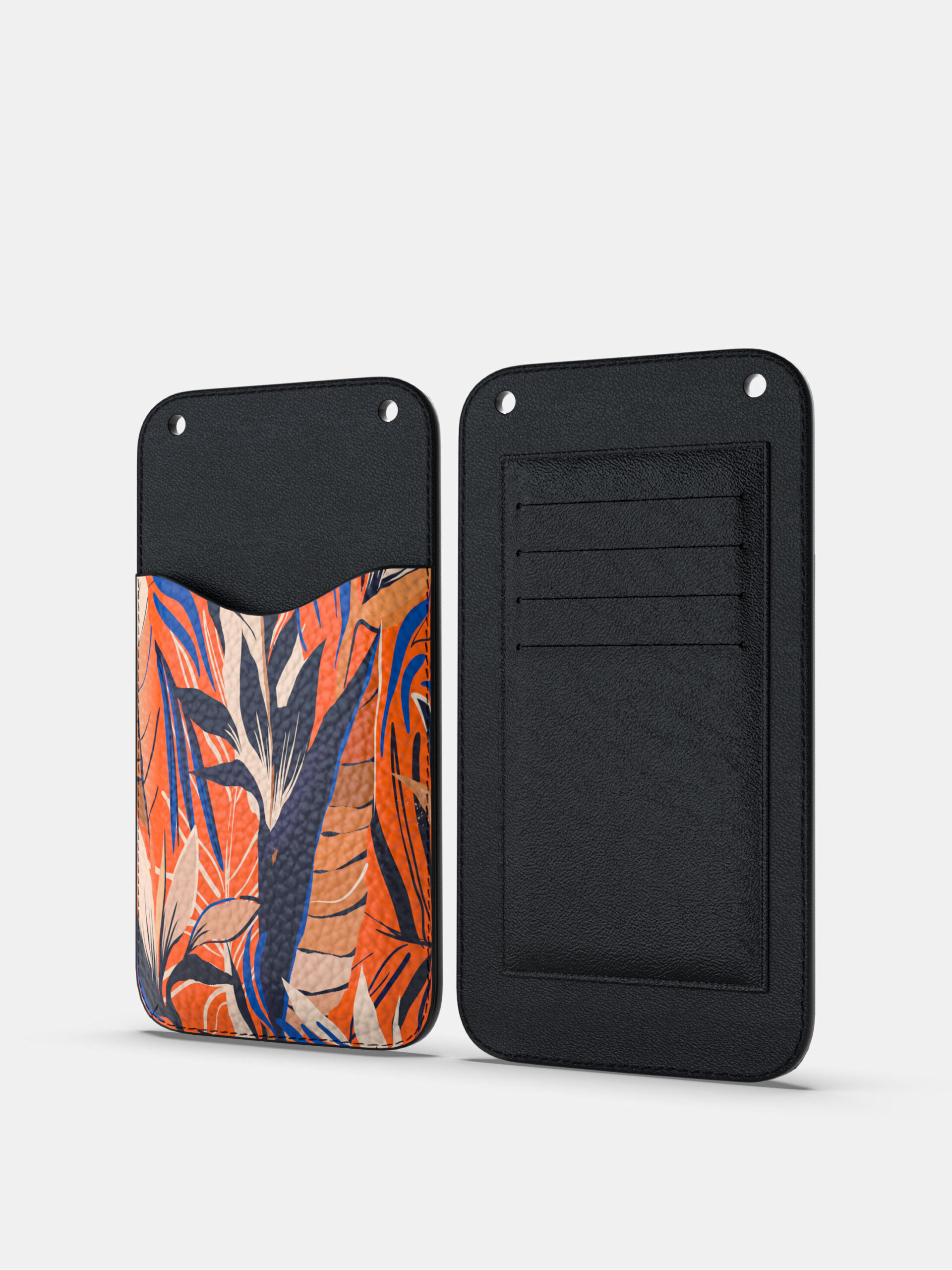 An application scenario or product detail of custom leather phone case - Image 22