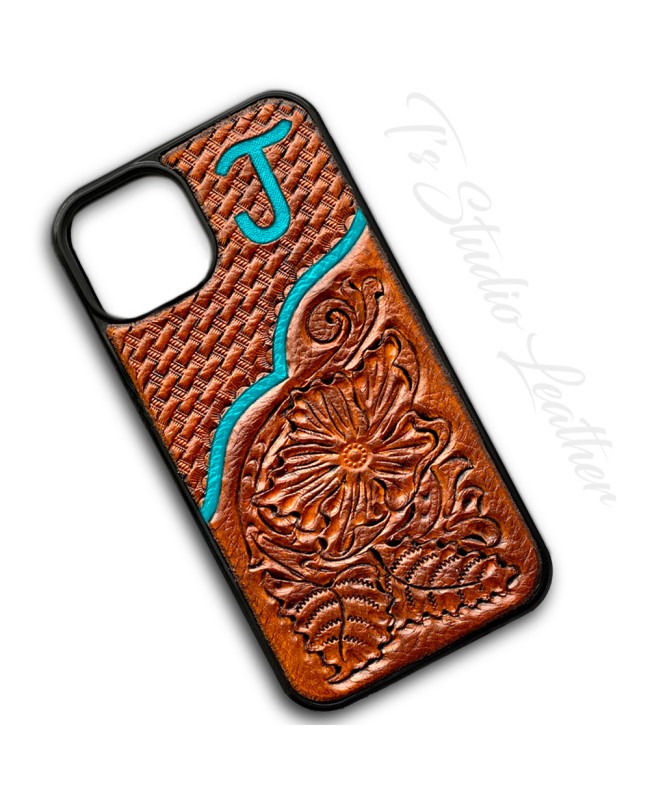 An application scenario or product detail of custom leather phone cases - Image 3