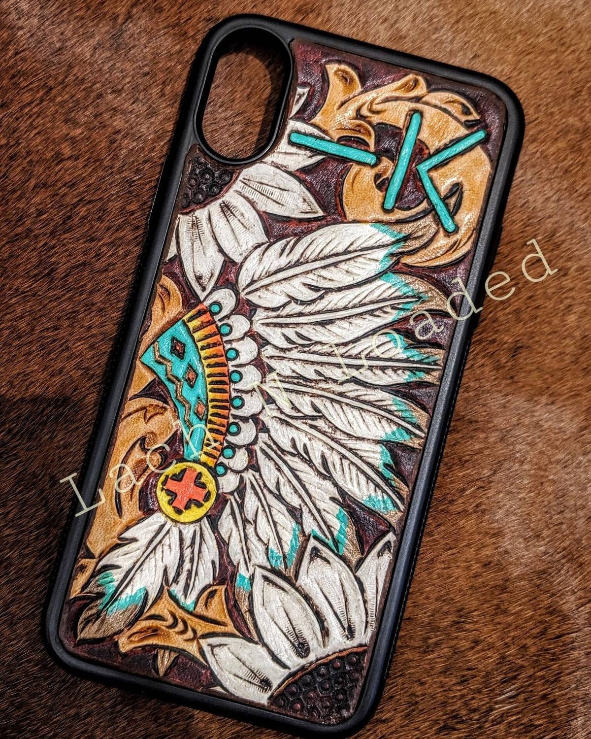 An application scenario or product detail of custom leather phone cases - Image 13
