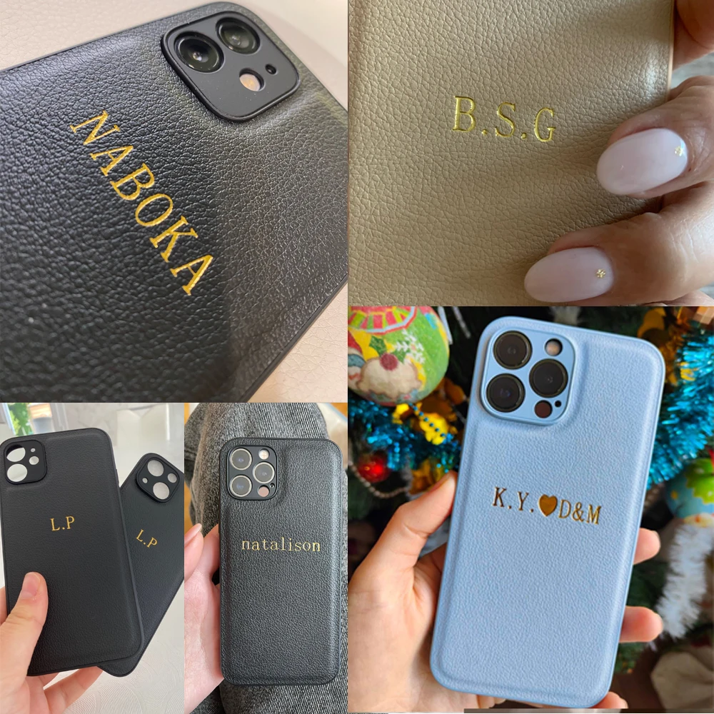 An application scenario or product detail of custom leather phone cases - Image 19