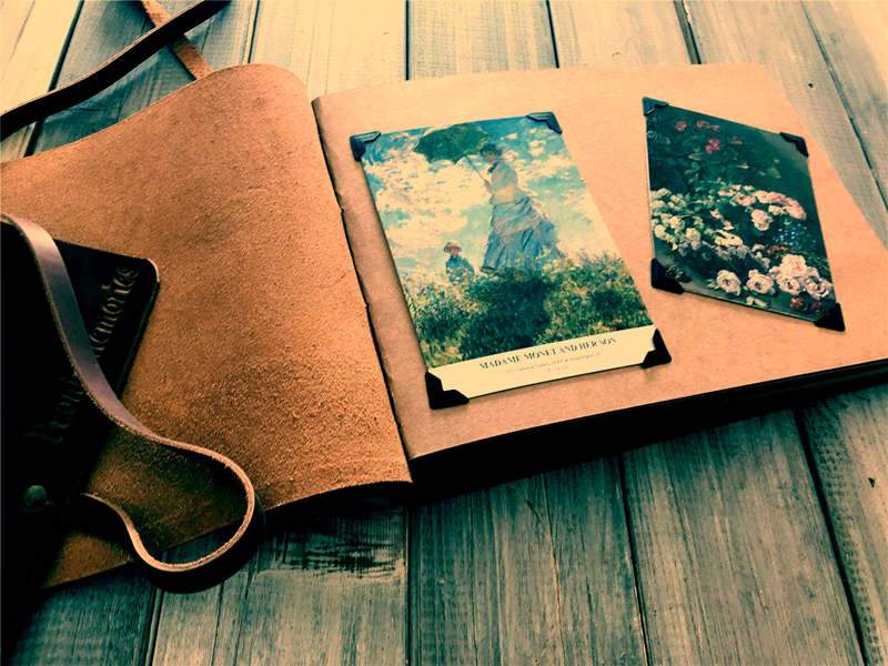 An application scenario or product detail of custom leather photo albums - Image 18