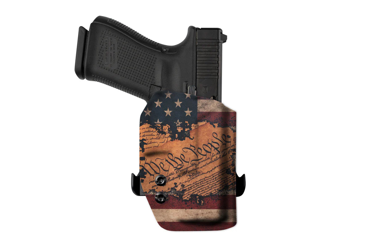 An application scenario or product detail of custom leather pistol holsters - Image 11