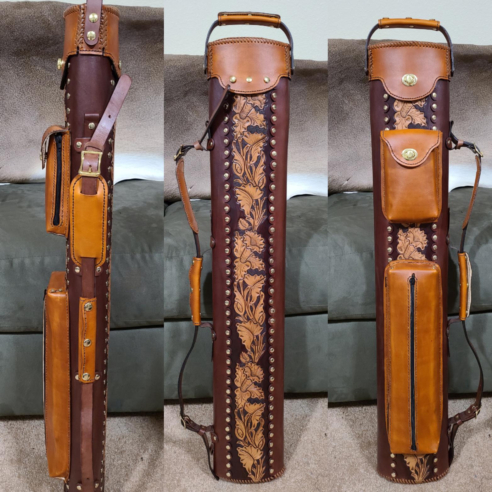 An application scenario or product detail of custom leather pool cue cases - Image 11